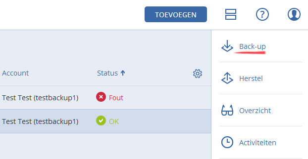 Hoe maak ik een back-upschema