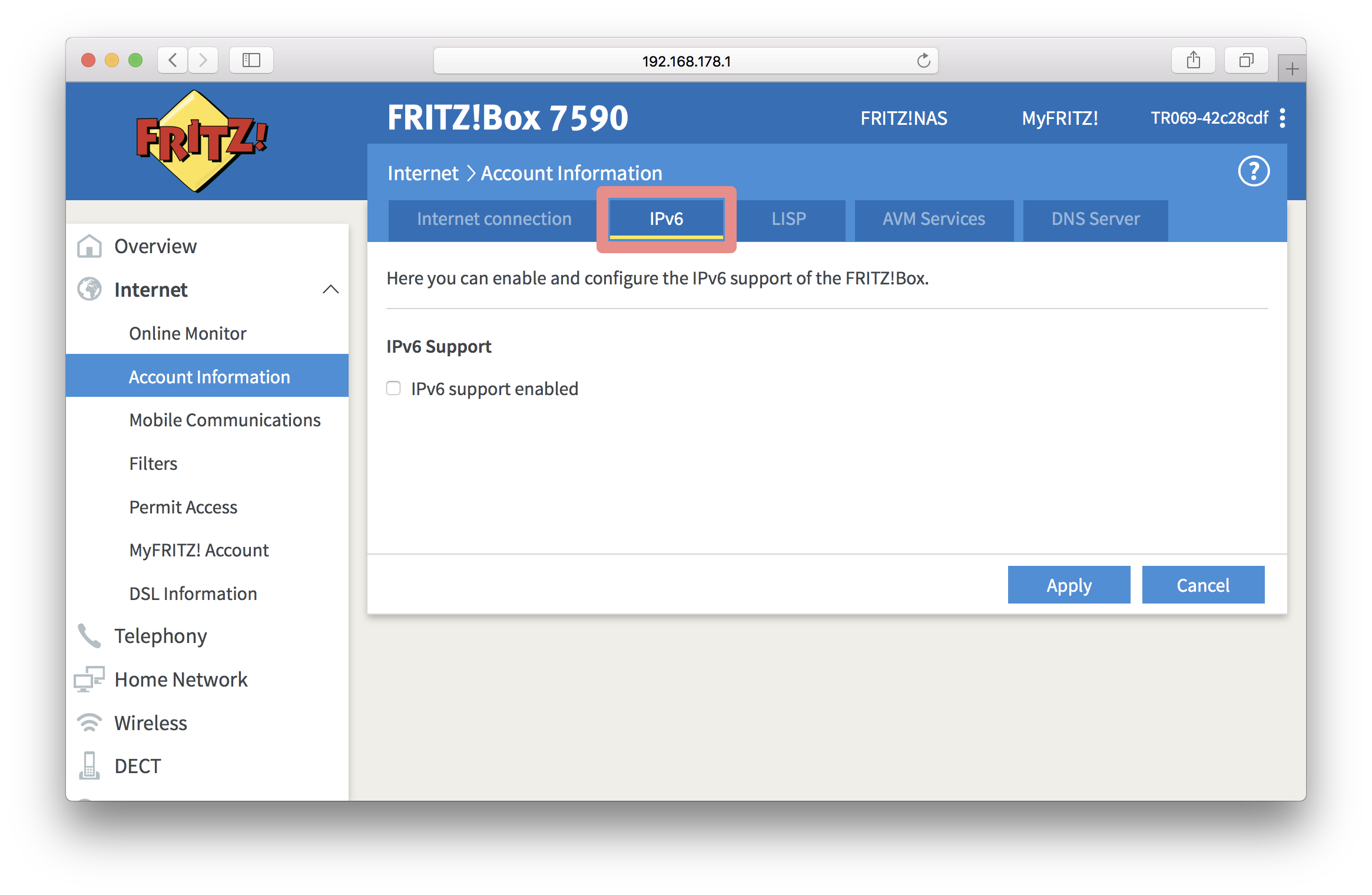 Hoe schakel ik IPv6 in op mijn FRITZ!Box