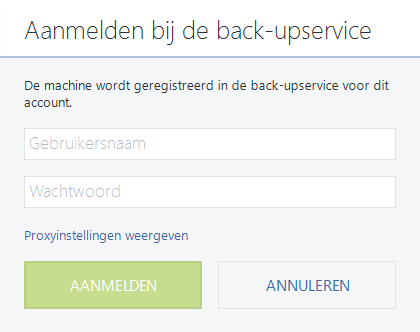 Hoe kan ik mijn online backup programma installeren