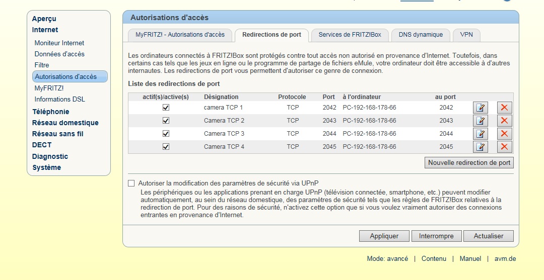 Comment configurer la redirection de port sur FRITZ!Box