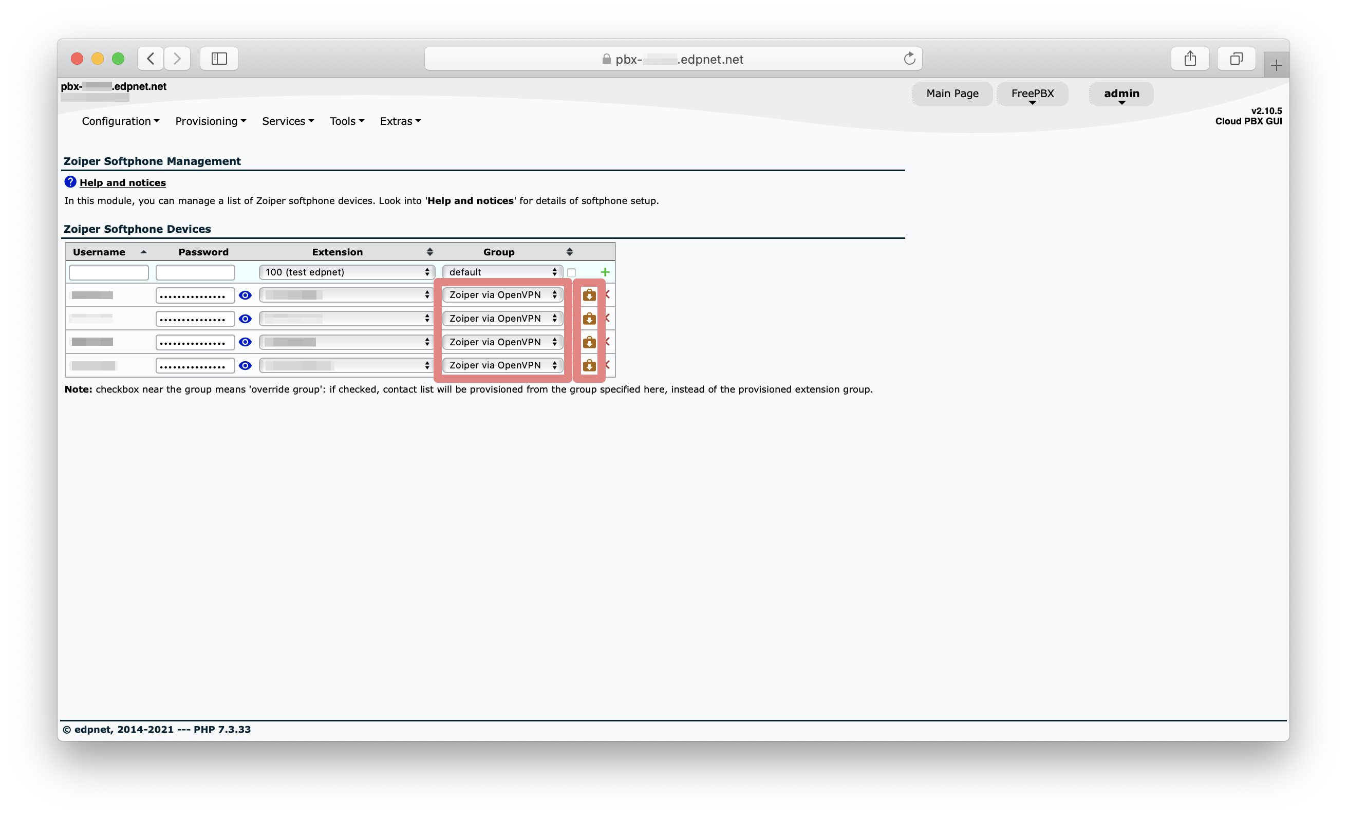 How do I install and configure my Zoiper