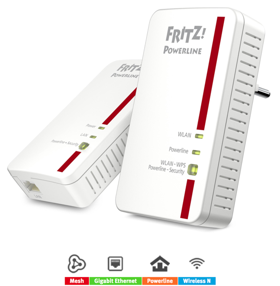 FRITZ!Powerline 1240E WLAN Set